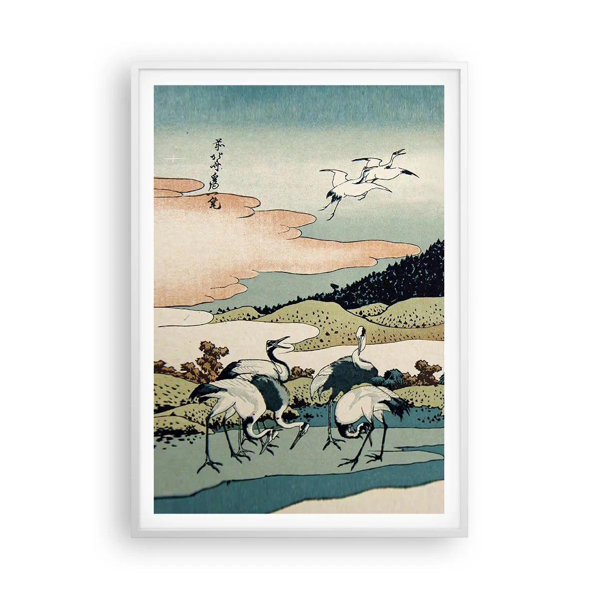 Poster in white frmae - In a Japanese Spirit - 70x100 cm