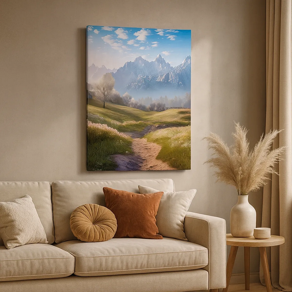 Canvas picture - Quiet Valley - 50x70 cm