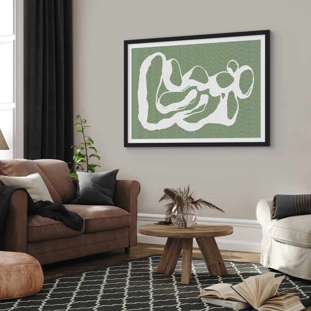 Poster in black frame - The Call of Space - 91x61 cm