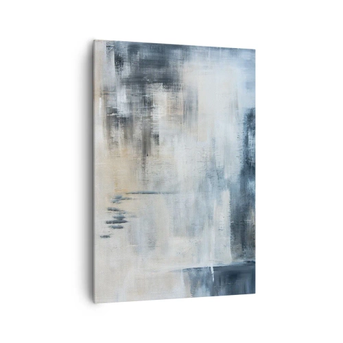 Canvas picture - Behind the Curtain of Blue - 70x100 cm