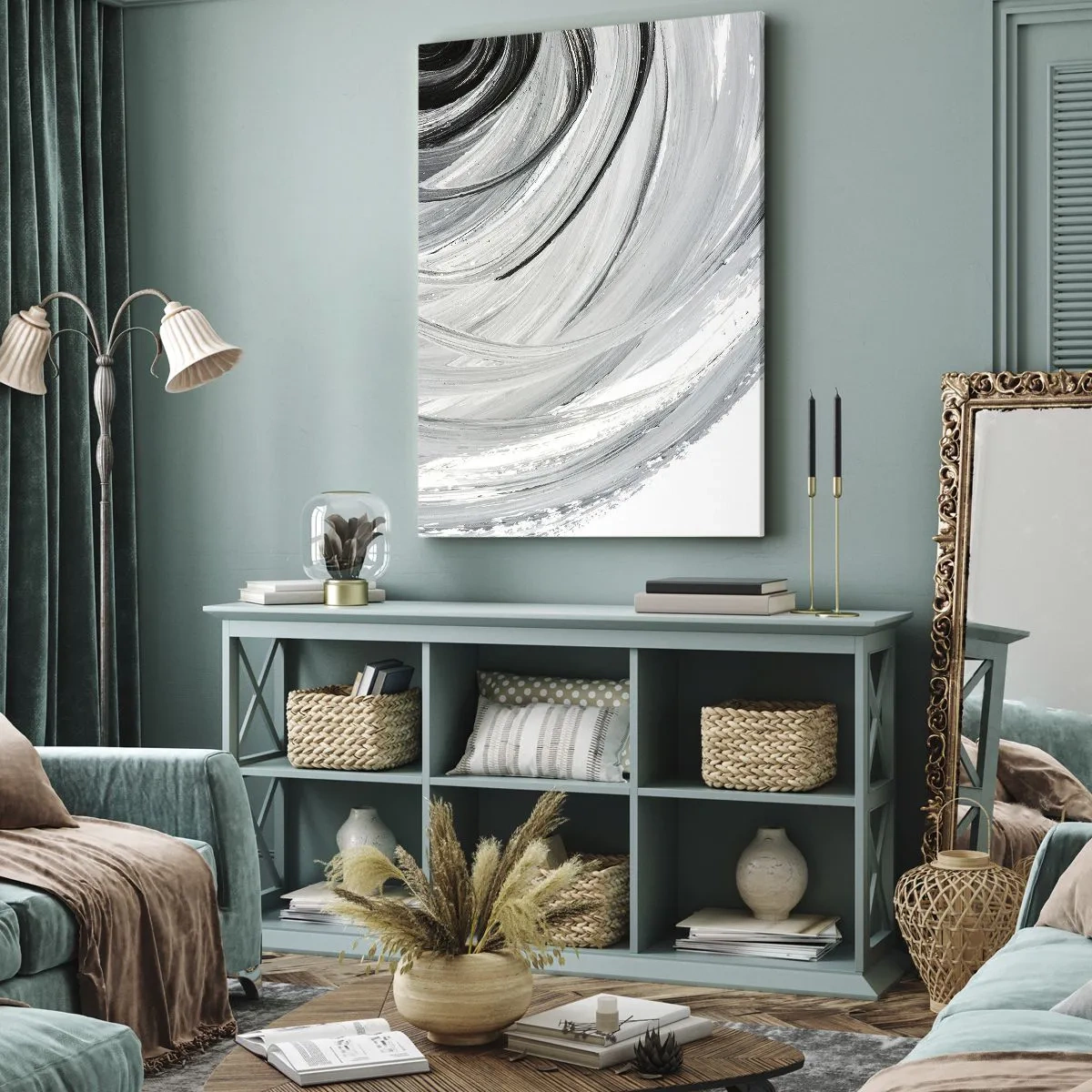 Canvas picture - Orbital Composition - 50x70 cm