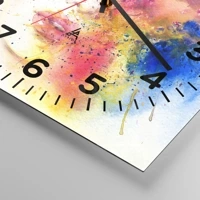 Clock face with numbers