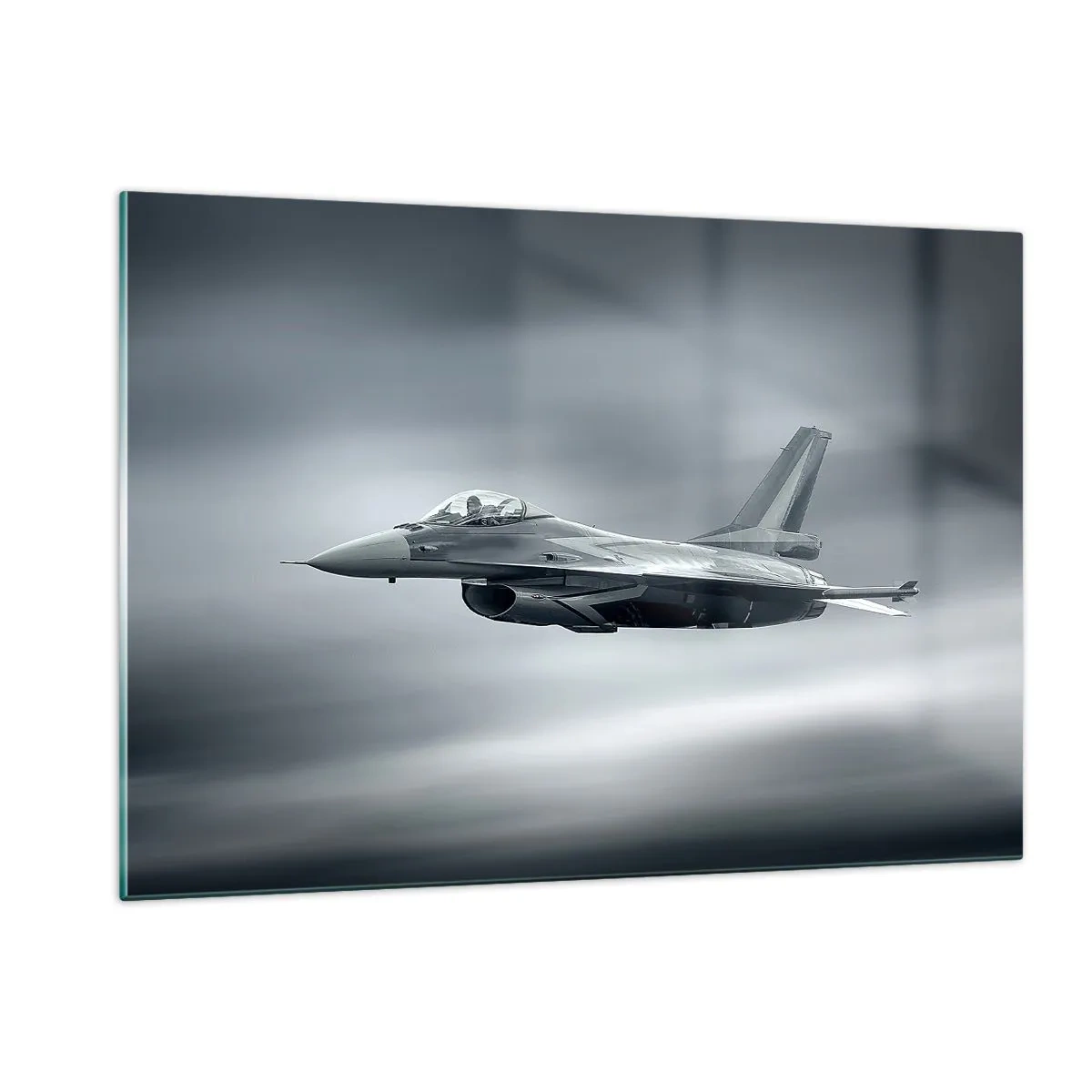 Glass picture - You want to Challenge It? - 120x80 cm