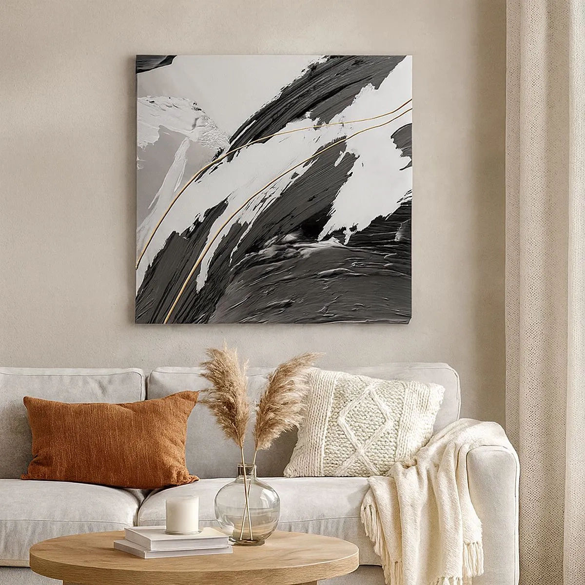 Canvas picture - Abstract with Flair - 30x30 cm