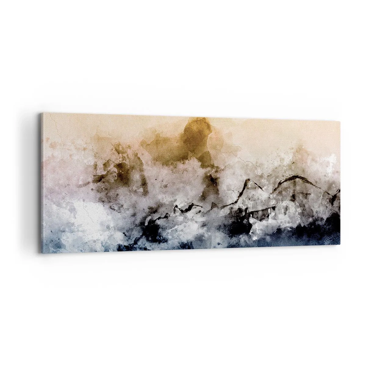 Canvas picture - Drowned in Fog - 100x40 cm