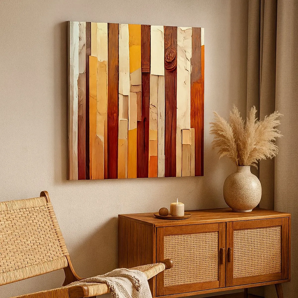 Canvas picture - Anthem of Forest Birds - 30x30 cm