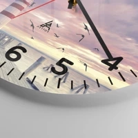 Clock face with numbers