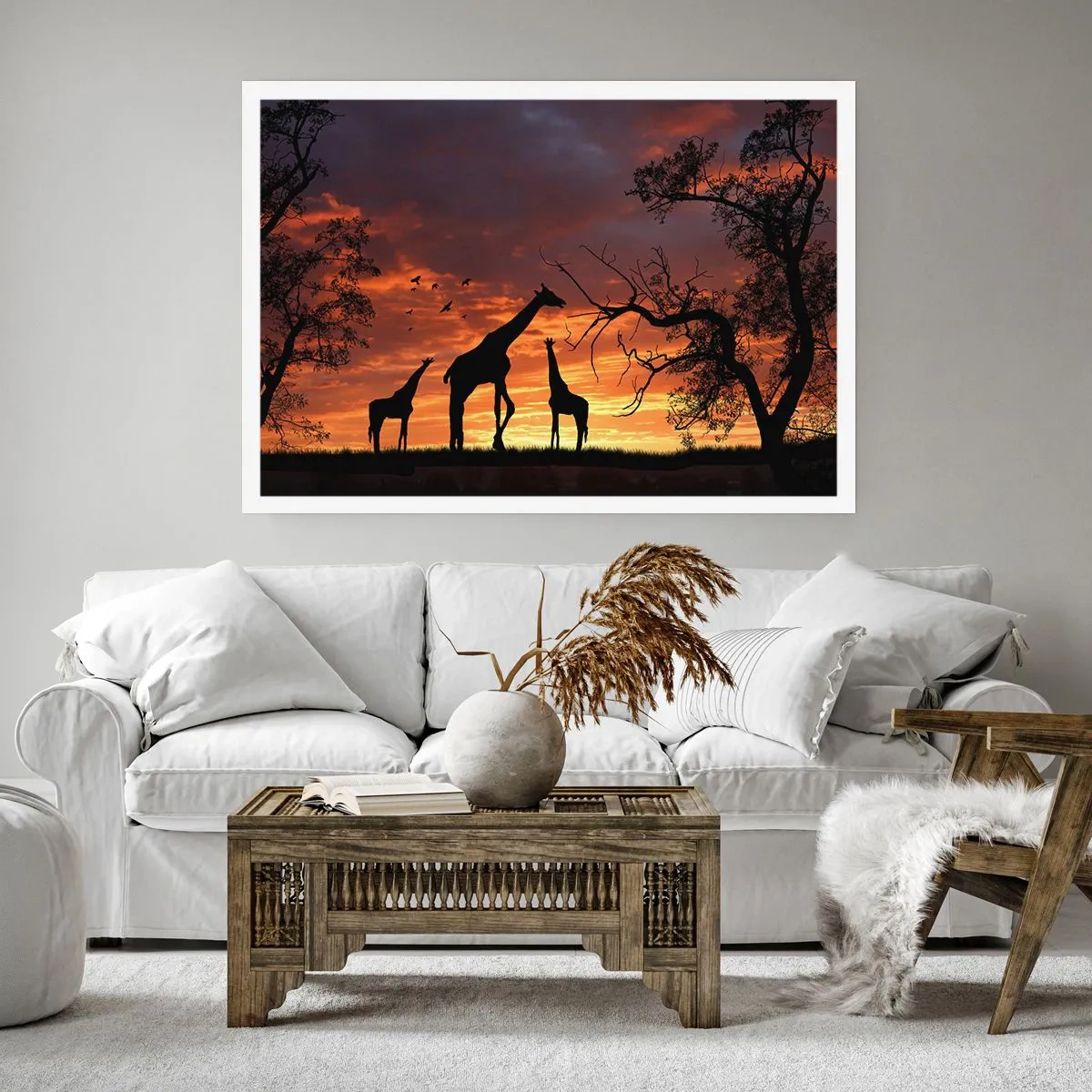 Poster - Small Dinner among Close Ones - 70x50 cm