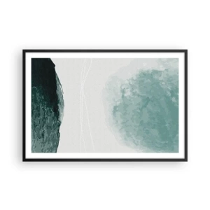 Poster in black frame - Encounter With Fog - 91x61 cm
