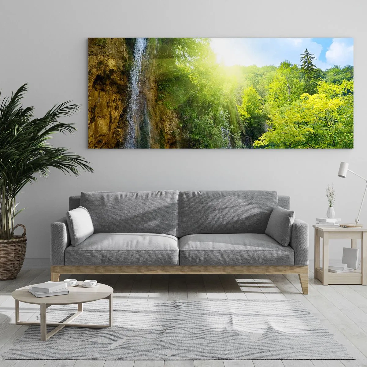 Glass picture - This Must Be Eden - 90x30 cm
