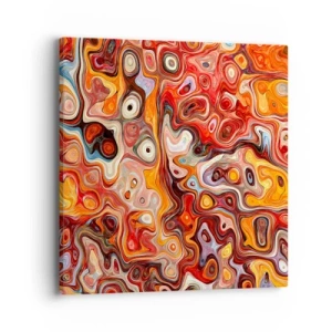 Canvas picture - If Nuts Dissolved in Honey - 40x40 cm