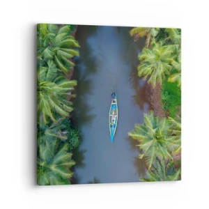 Canvas picture - On Tropical Trail - 30x30 cm