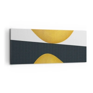 Canvas picture - First Of All: Gold - 120x50 cm