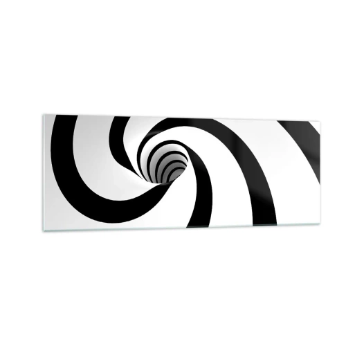 Glass picture - Let the Whirl Draw You in? - 140x50 cm