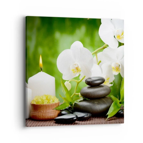 Canvas picture - Fragrant, Flowery, Delicate Touch - 40x40 cm