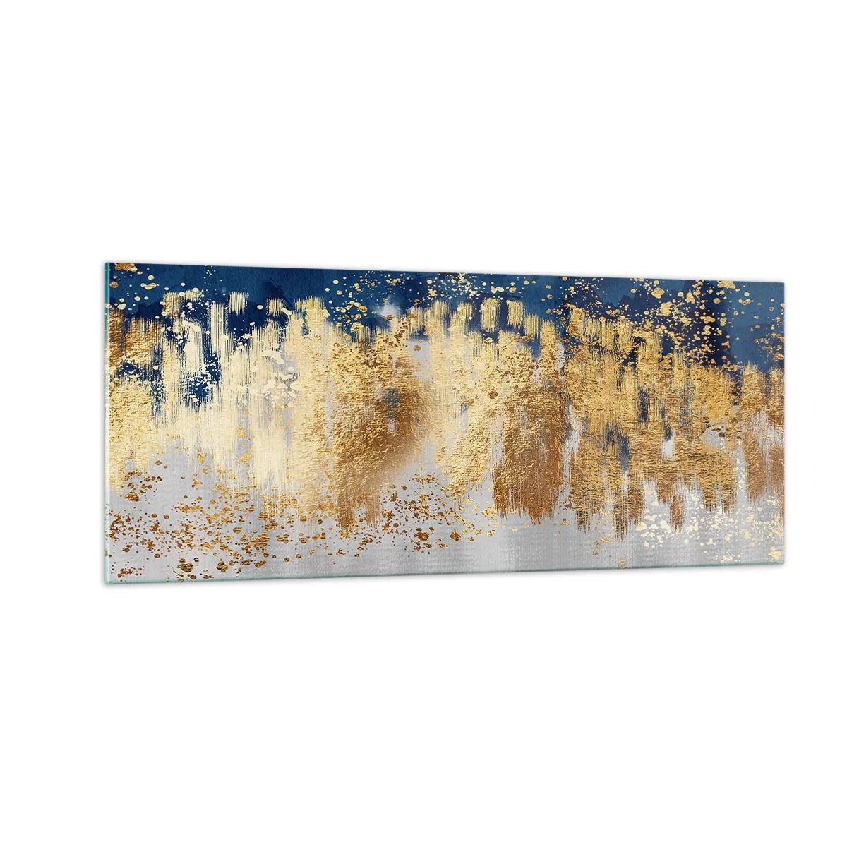 Glass picture - Modern Composition and Twinkle - 100x40 cm