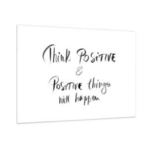 Glass picture - How to Live? - 100x70 cm