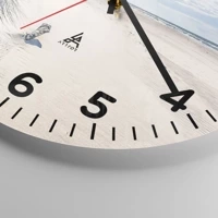 Clock face with numbers