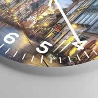 Clock face with numbers