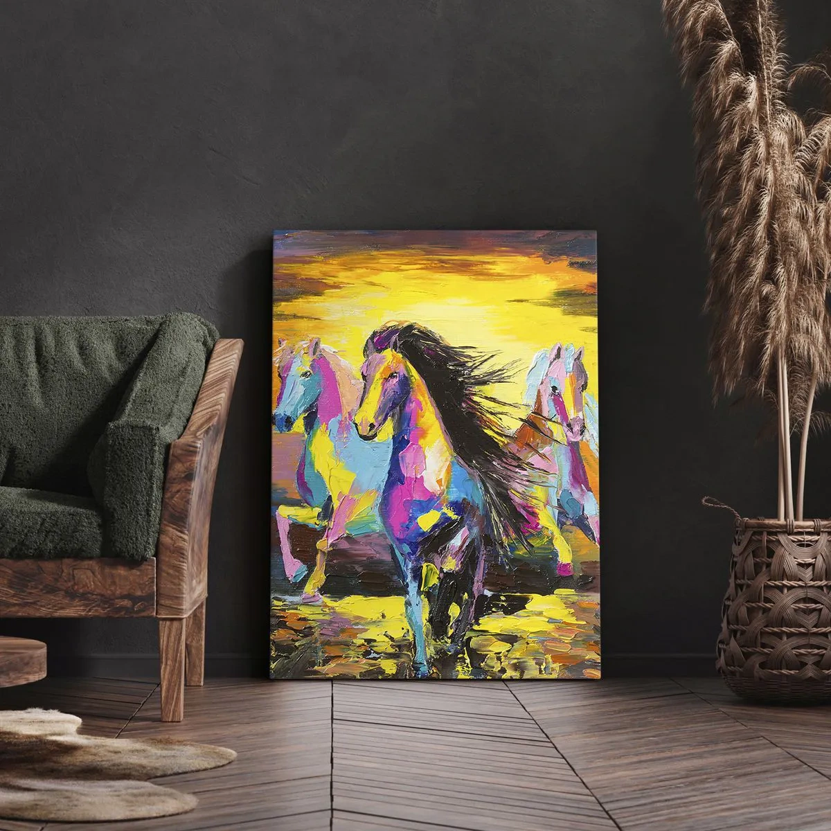 Canvas picture - Submerged in a Rainbow - 50x70 cm