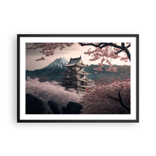 Poster in black frame - Land of Cherry Blossoms - 70x50 cm