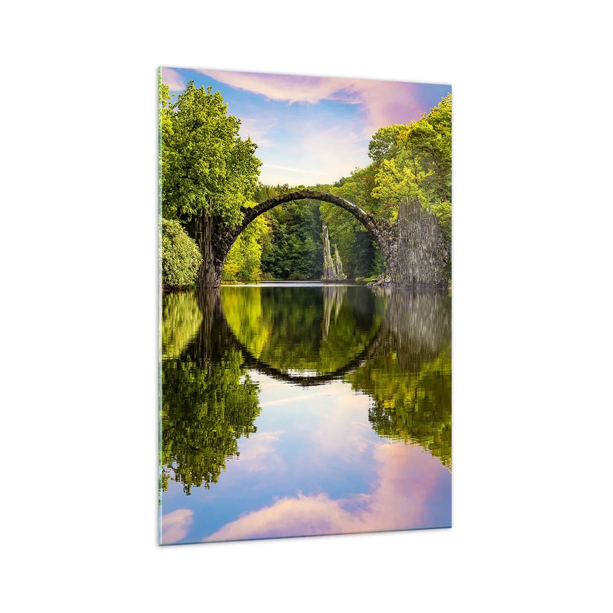 Glass picture - At the Crossroads of Two Worlds - 70x100 cm