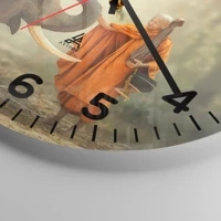Clock face with numbers