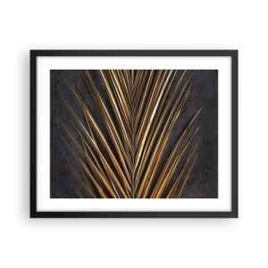 Poster in black frame - Gold of the Tropics - 50x40 cm