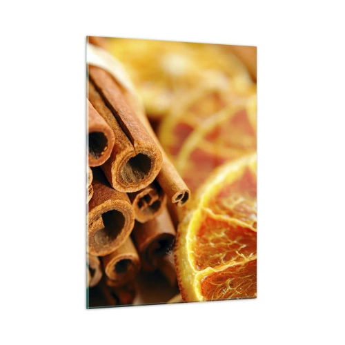 Glass picture - Can You Smell the Aroma? - 50x70 cm