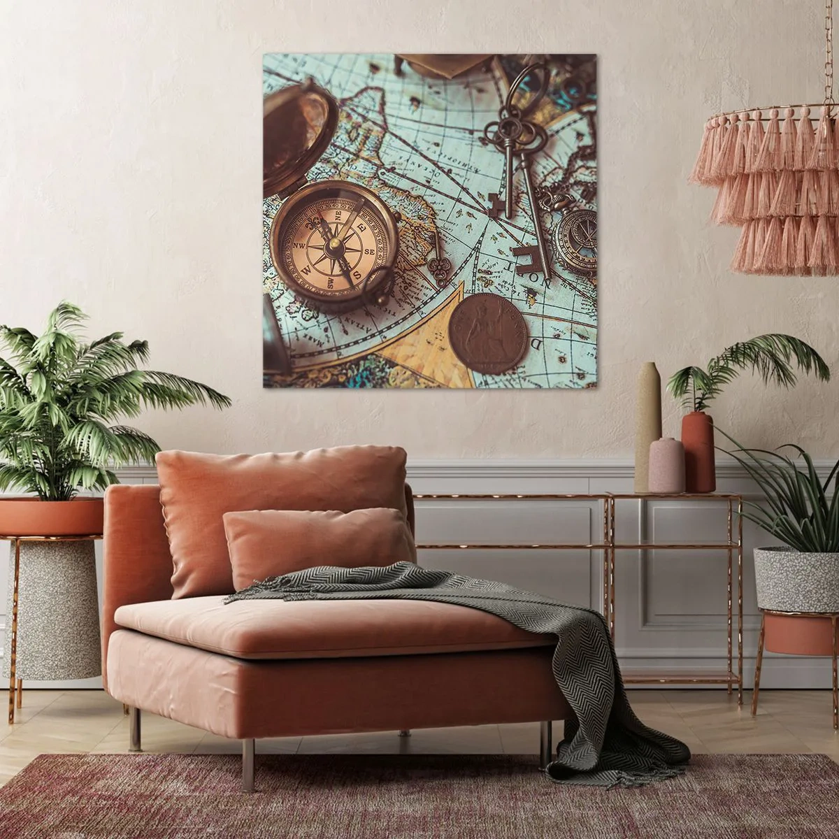 Canvas picture - For Adventurers - 30x30 cm