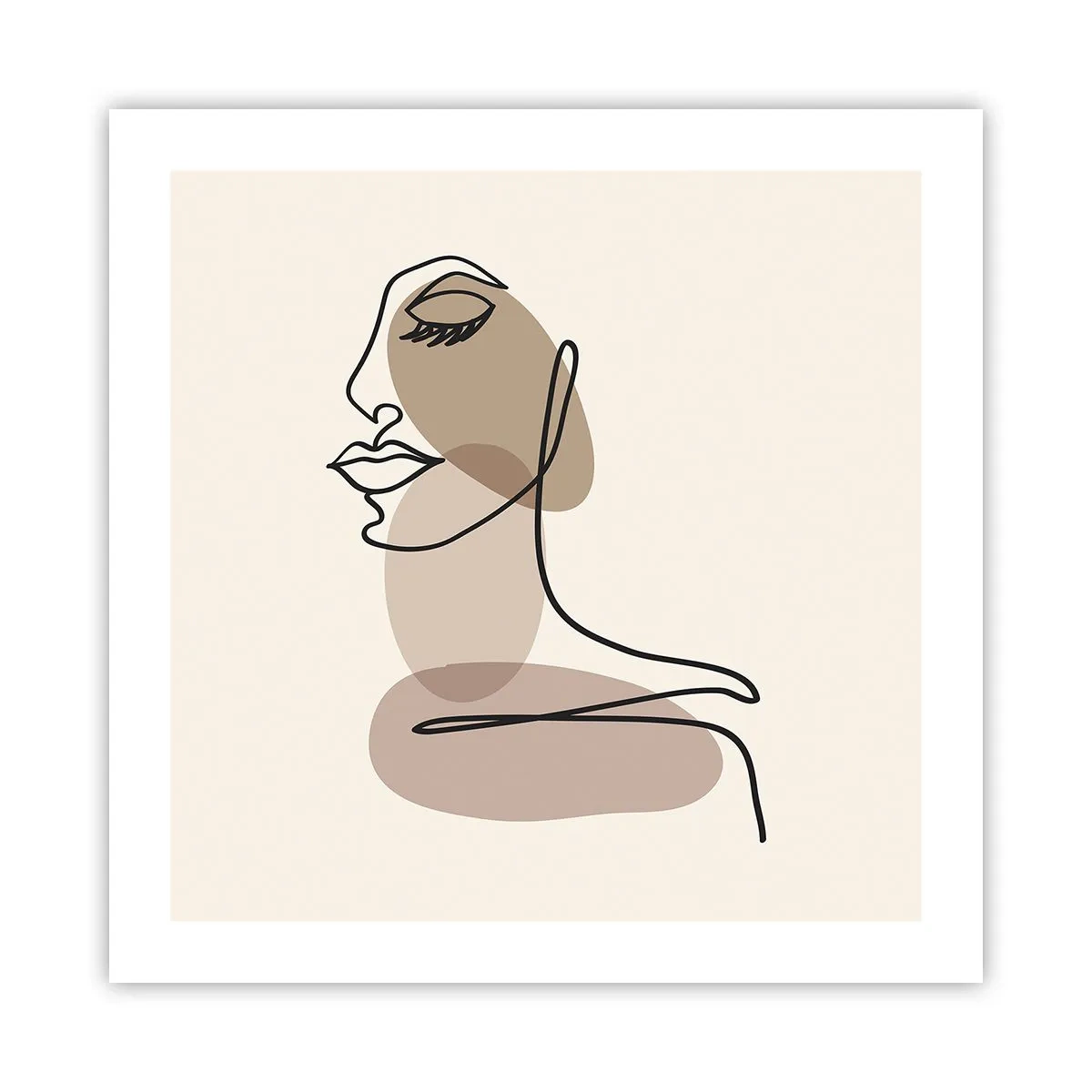 Poster - Certain Line of Beauty - 50x50 cm