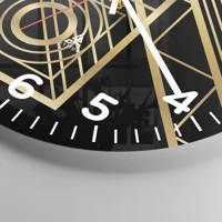 Clock face with numbers