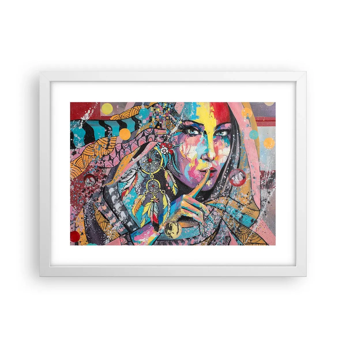 Poster in white frmae - Don't Talk Until You Understand - 40x30 cm