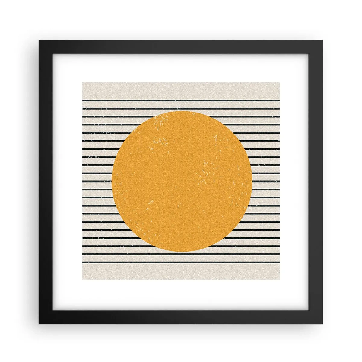 Poster in black frame - Power of Simplicity - 30x30 cm