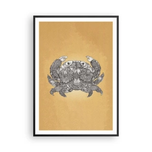 Poster in black frame - Tales of Mr Crab  - 70x100 cm