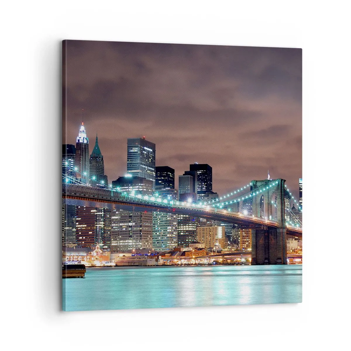 Canvas picture - Big City Lights - 60x60 cm