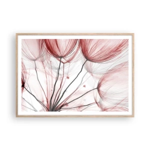 Poster in light oak frame - Before Takeoff - 100x70 cm