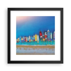 Poster in black frame - From Bird's Eye View - 30x30 cm