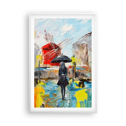 Poster in white frmae - Parisian Legends - 61x91 cm