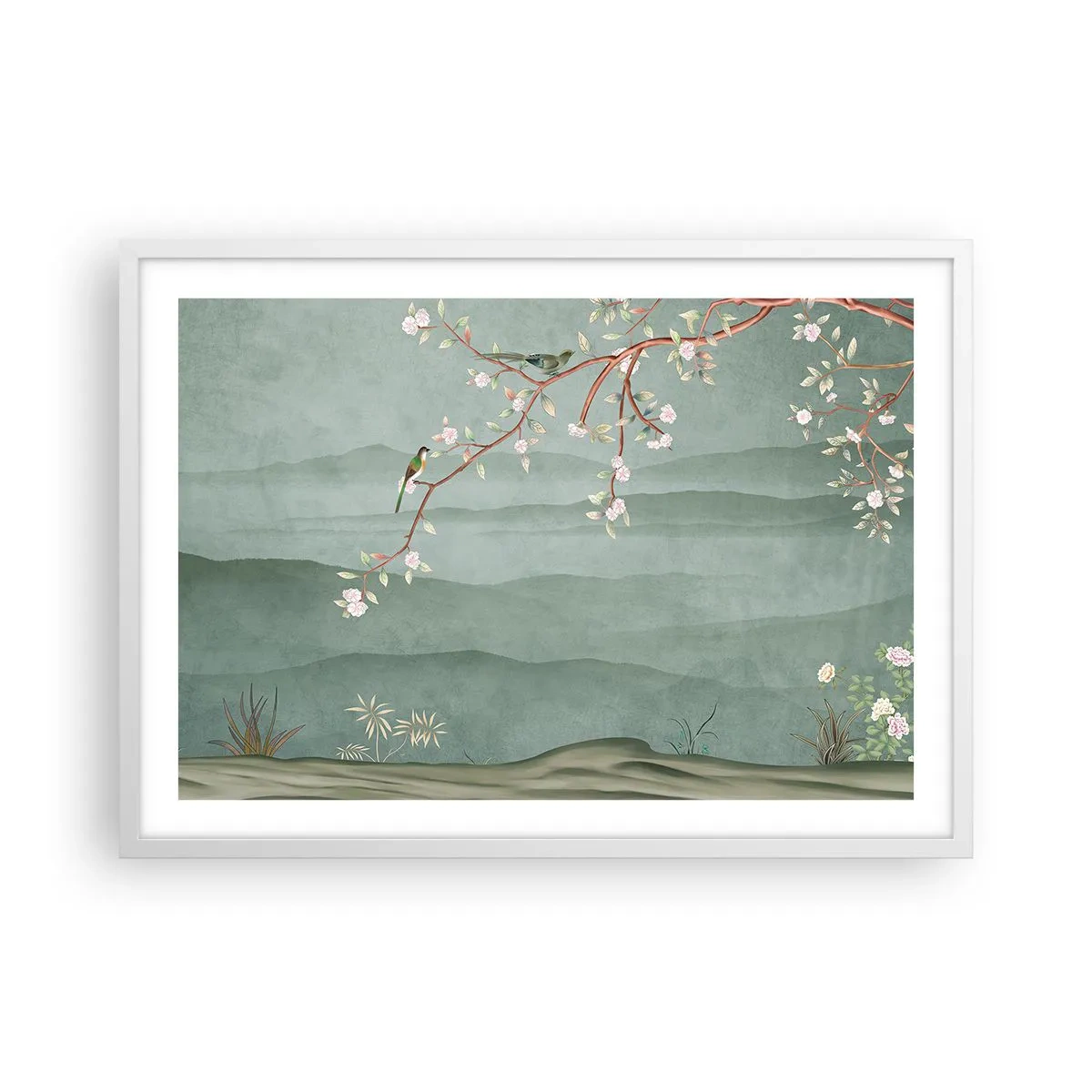 Poster in white frmae - Spring, It Is You - 70x50 cm