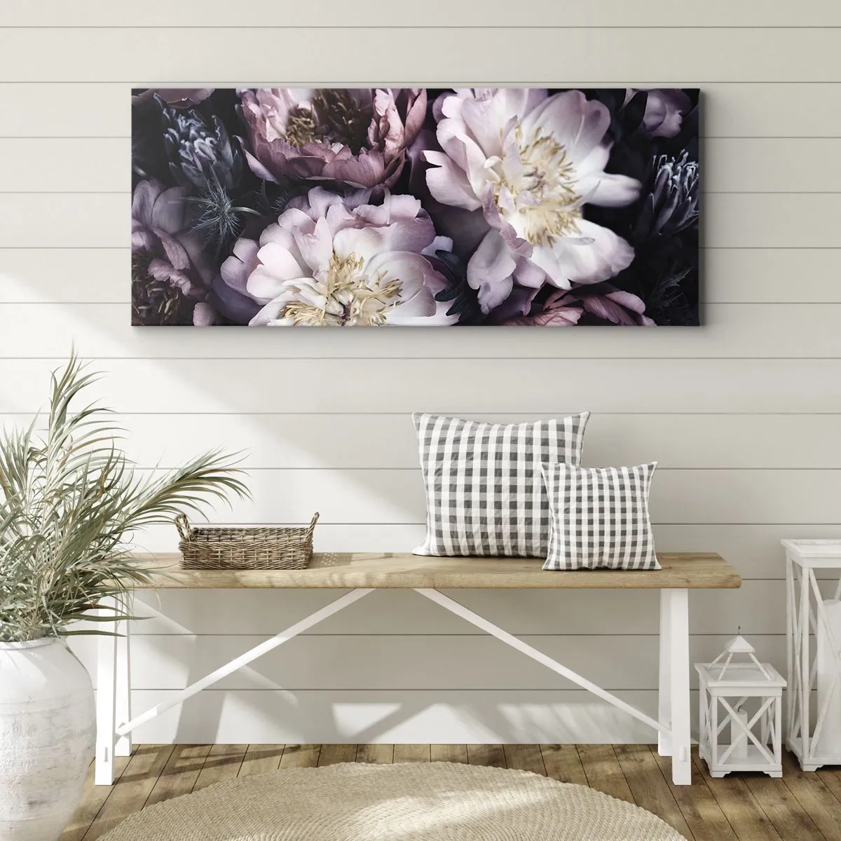 Canvas picture - Old Style Bouquet - 120x50 cm