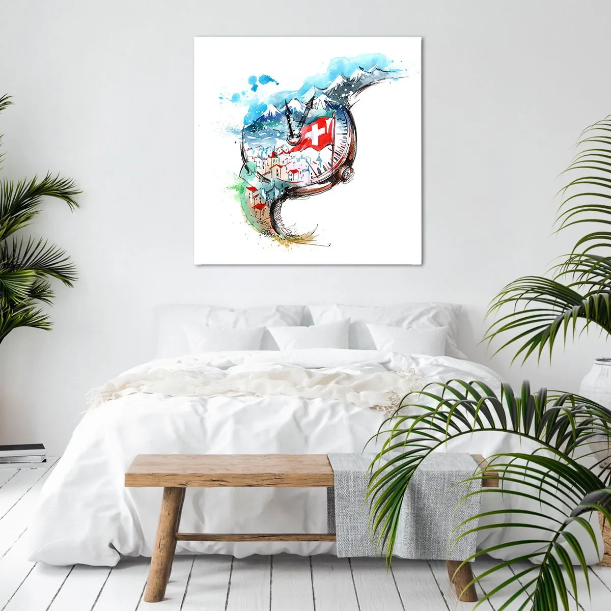 Canvas picture - Spirit of Switzerland - 60x60 cm