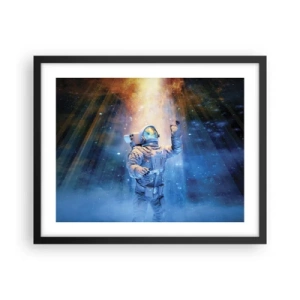 Poster in black frame - Finally at the Destination - 50x40 cm