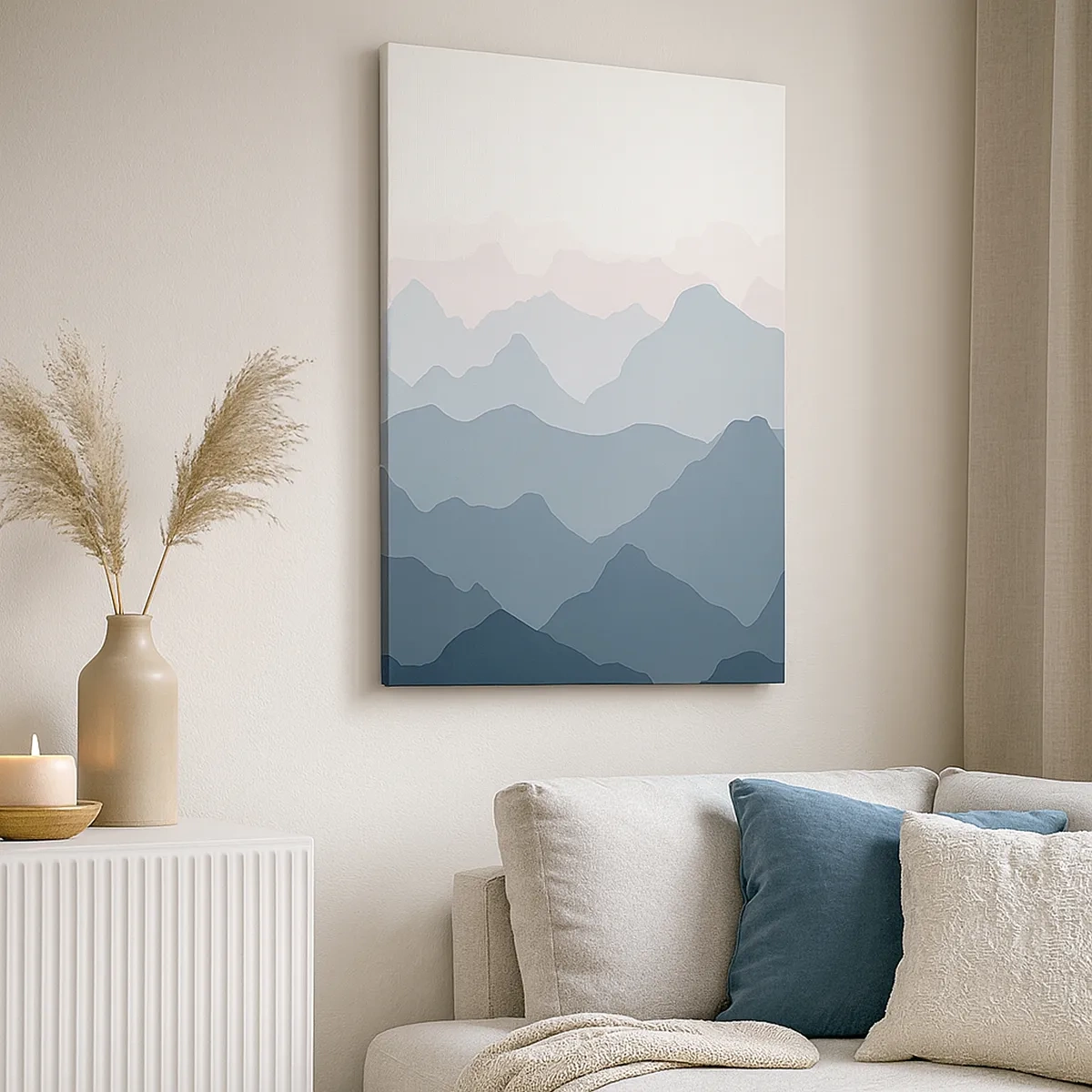 Canvas picture - Mountain Waves - 50x70 cm