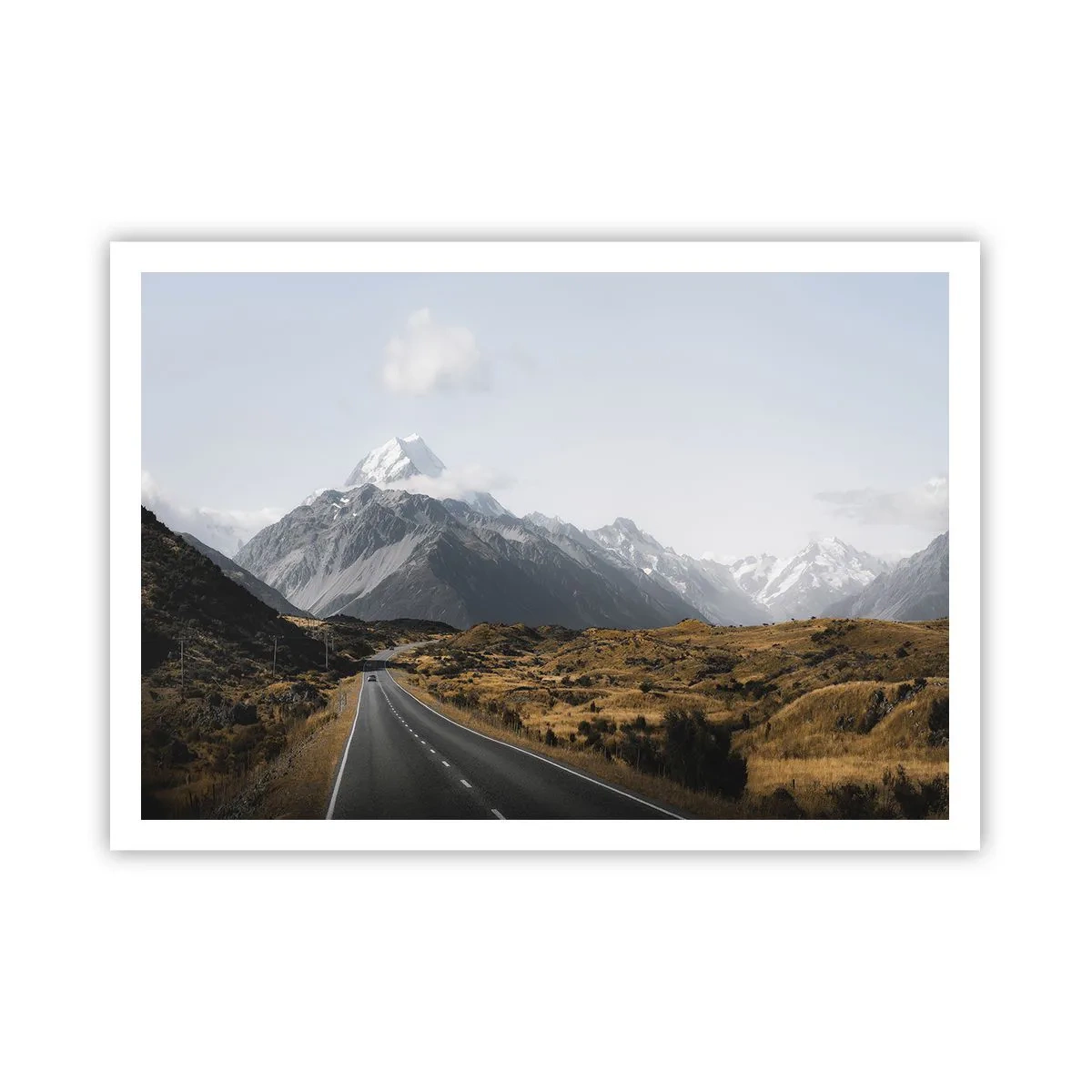 Poster - Road to the Heart of the Mountains - 100x70 cm