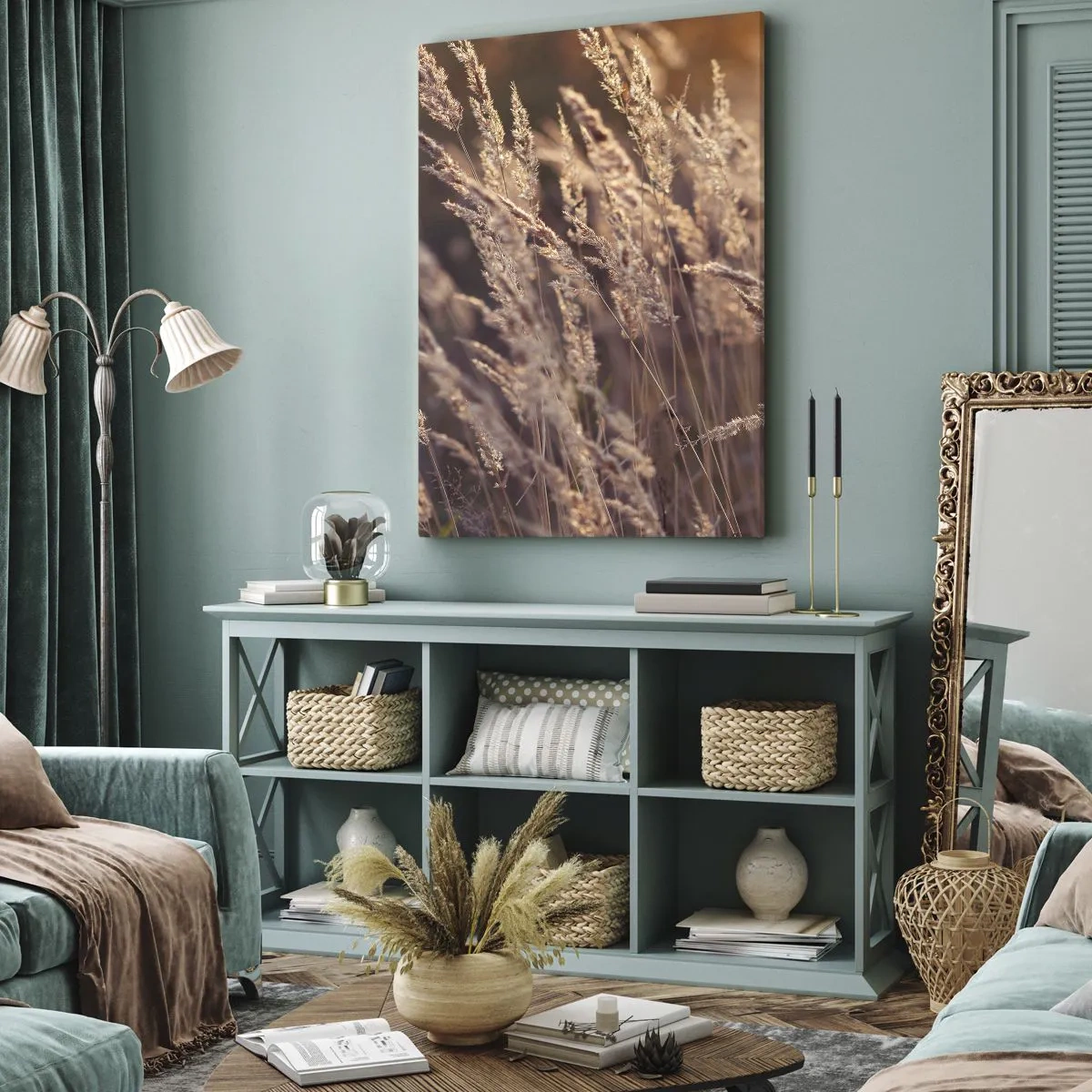 Canvas picture - Ready to Welcome Autumn - 45x80 cm