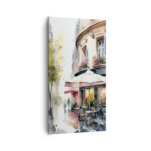 Canvas picture - Morning in Paris - 55x100 cm