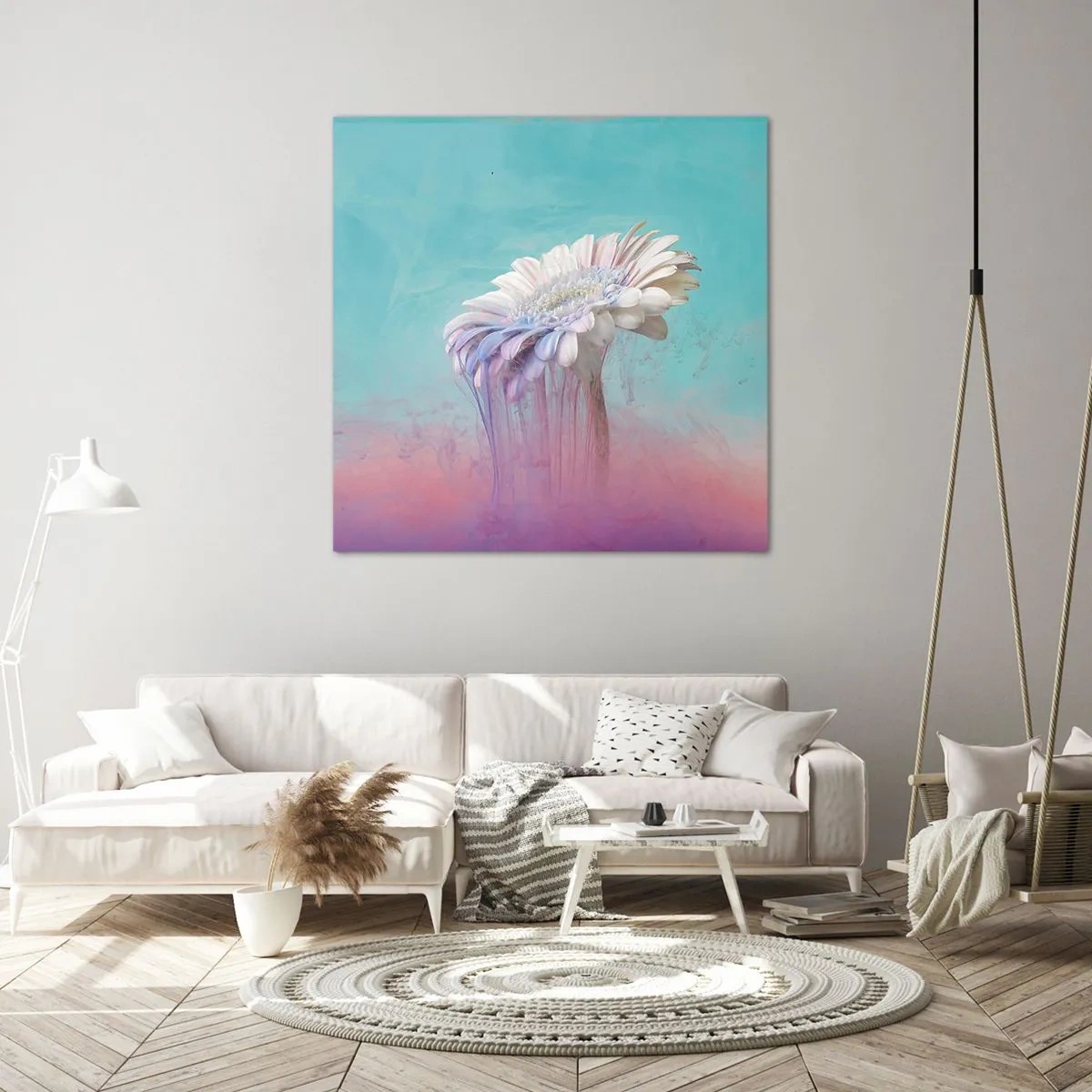 Canvas picture - Afterlife of Flowers - 50x50 cm