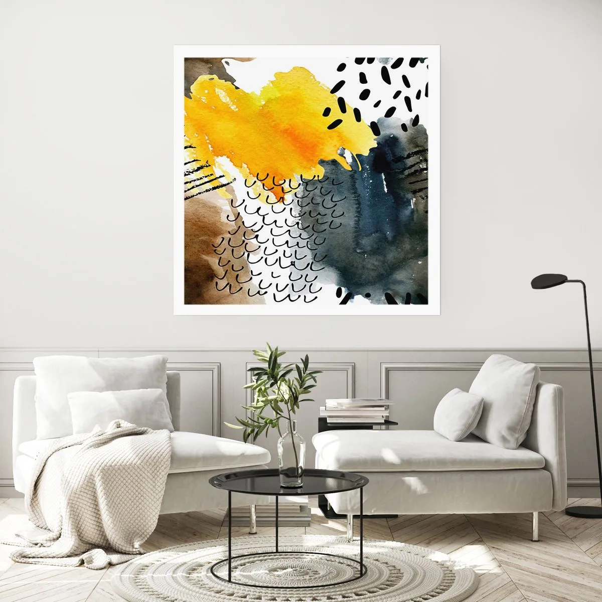 Poster - Meeting of Elements - 60x60 cm