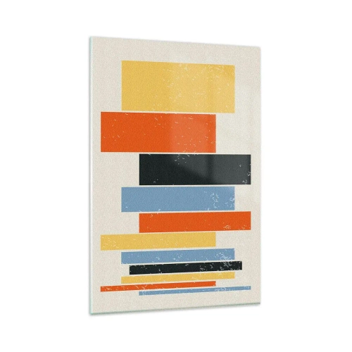 Glass picture - Notation of Music - 80x120 cm